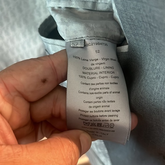Men's Gray Authentic DIOR Suit - Picture 13 of 13